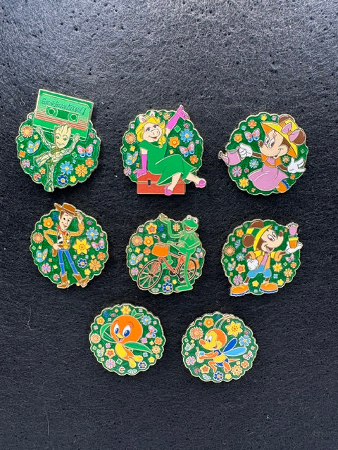 2026 Flower and Garden Mystery Pin Complete Set LR J
