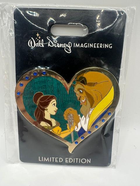 WDI Heart Beauty and The Beast LE 300 Pin J