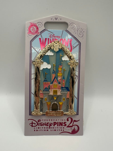 Disney Parks Windows of Attractions Disneyland Castle LE 1250 Pin J