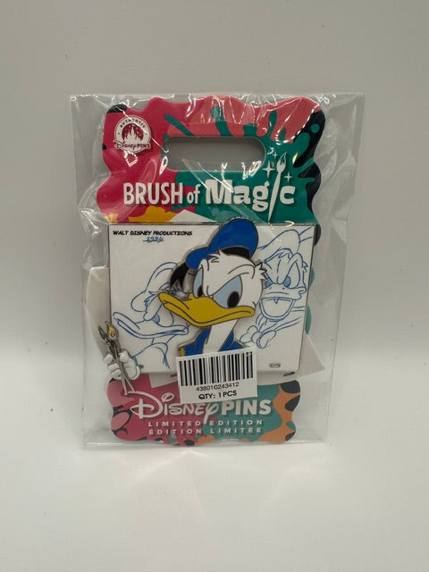 Disney Brush of Magic Donald Duck LE 3750 Pin J