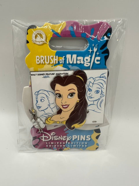 Disney Brush of Magic Belle LE 3750 Pin J
