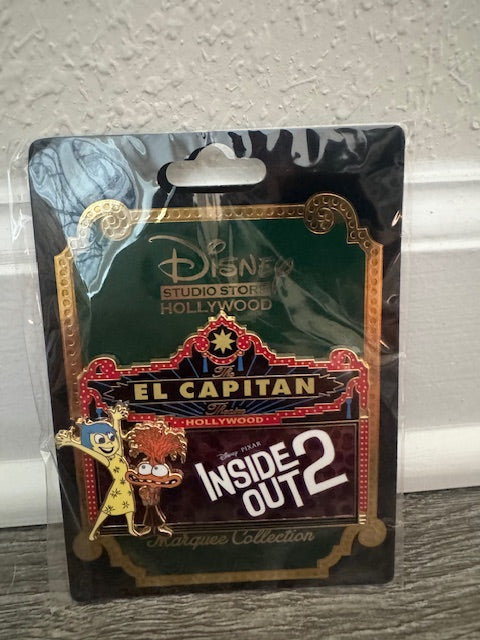 Inside Out 2 Marquee DSSH LE 400 Disney Pin