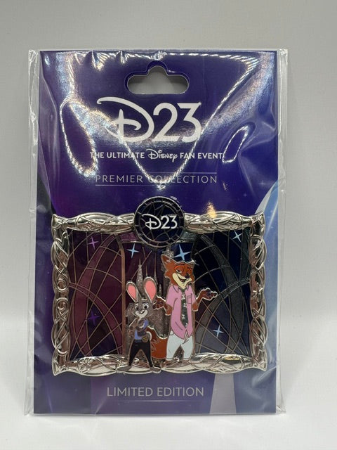 D23 Exclusive Nick and Judy Premier Collection LE 1000 Pin J