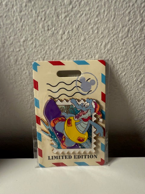 Ice Gator Stamp WDI LE 400 Disney Pin