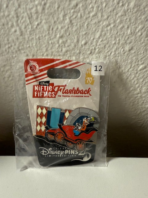 Goofy Nifty Fifty Mr Toad DLR LE 500 Disney Pin