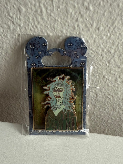 Haunted Mansion Lady Medusa Snake WDI LE 300 Disney Pin