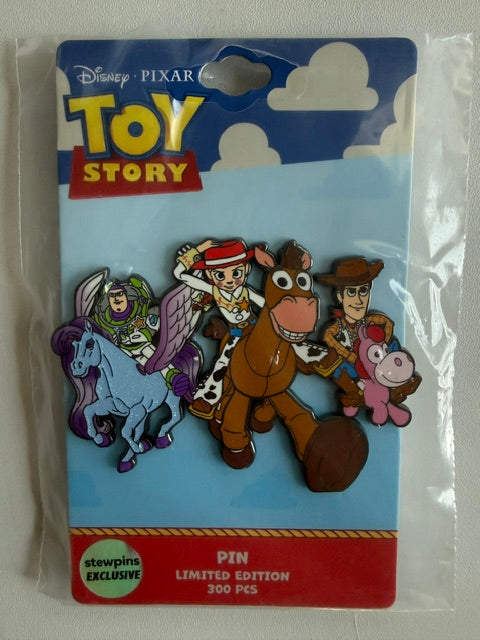 Toy Story 5 Horses Stew Pins SE 300 Disney Pin