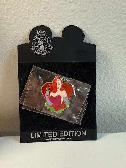 Jessica Rabbit Shopping Heart Valentine LE 250 Disney Pin