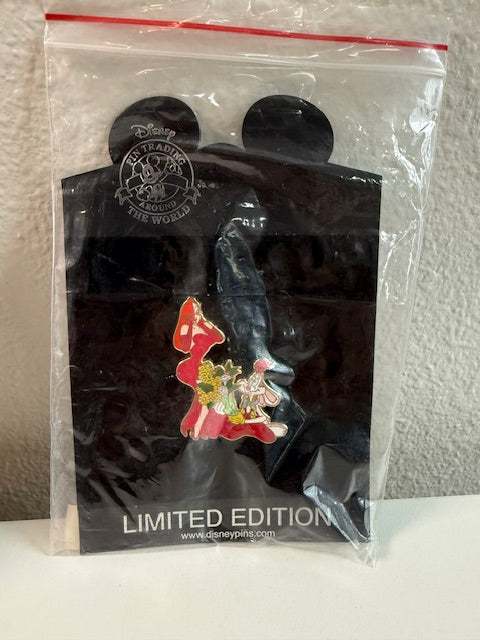 Jessica Rabbit Shopping Flowers Roger LE 250 Disney Pin