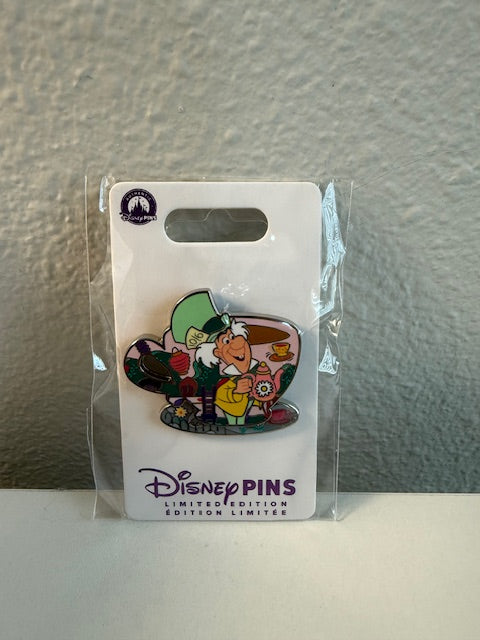 Mad Hater Alice Wonderland Teacups LE 500 UK Store Disney Pin