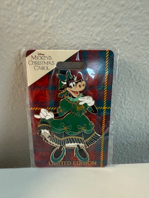 Clarabelle Christmas Carol WDI LE 300 Disney Pin