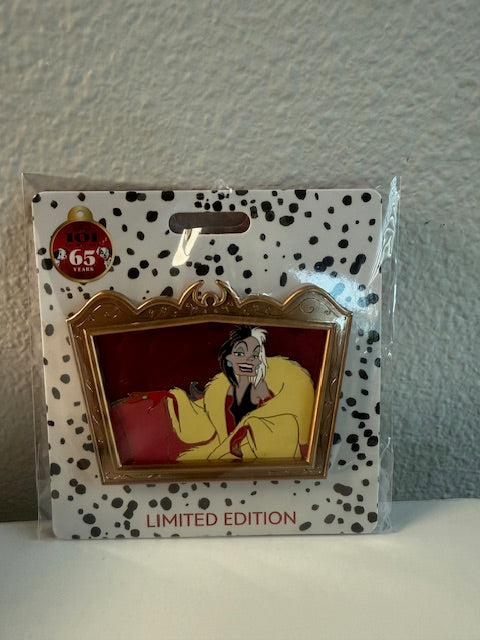 Cruella WDI 101 65th LE 300 Disney Pin