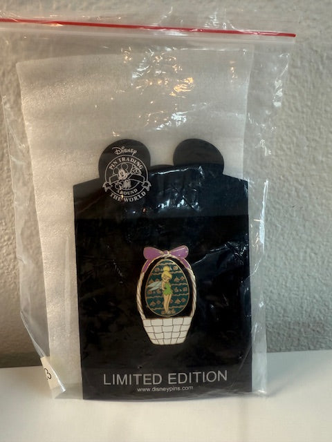 Tinker Bell Easter Basket Shopping LE 250 Disney Pin