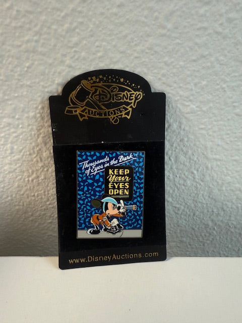 Mickey Mouse Auctions Eyes Open LE 100 Disney Pin