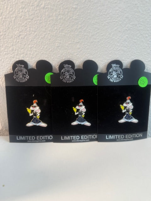 Roger Rabbit Shopping AP Set of PINS LE 4