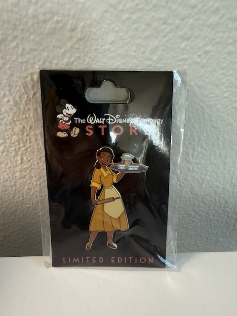 Tiana Dress Waitress DEC LE 250 Disney Pin