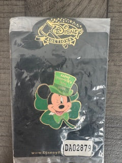 Mickey Mouse Auctions St Patricks LE 100 Disney Pin