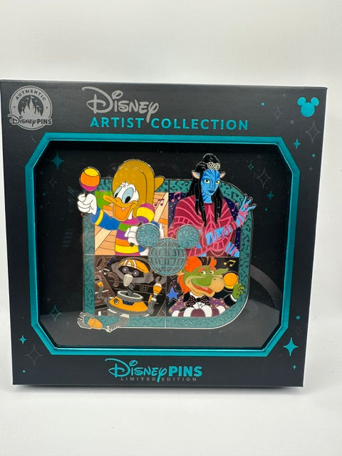 Artist collection WDW 4 Parks Jumbo LE 2000 Pin J