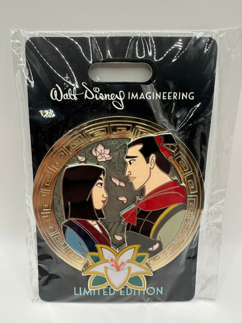 WDI Medallion Mulan and Li Shang LE 300 Pin J