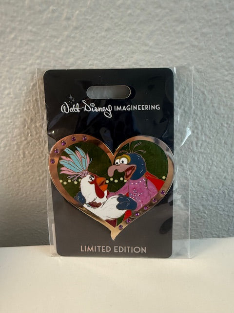 Muppets Heart Couple Heart Valentine WDI LE 300 Disney Pin