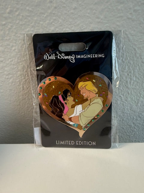 Hunchback Couple Heart Valentine WDI LE 300 Disney Pin