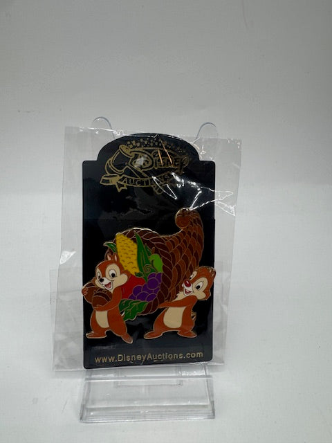 Chip & Dale Thanksgiving LE 100 Disney Pin