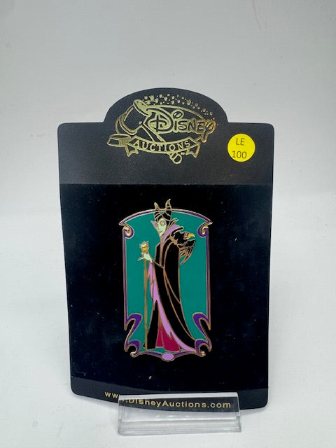 Maleficent Auctions LE Jumbo 100 Disney Pin