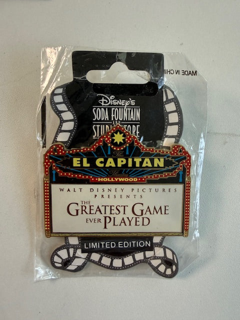 Greatest Game Ever Played DSSH LE 300 Marquee Disney Pin