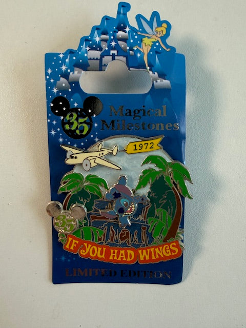 Stitch Magical Milestones WDW 35TH LE Disney Pin