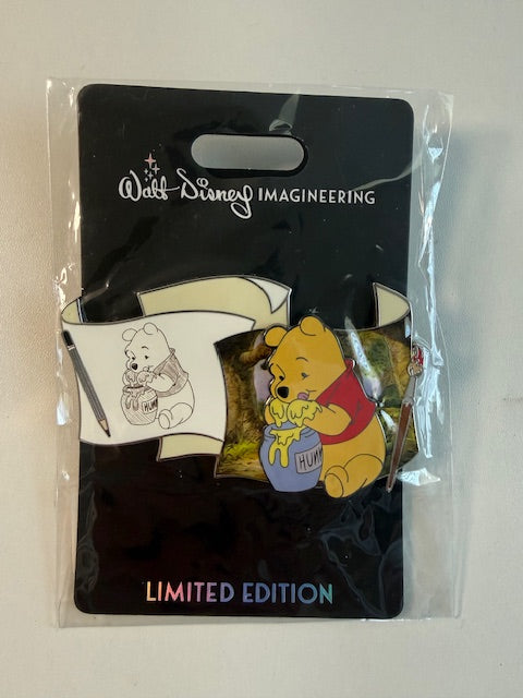 Pooh Off The Page WDI LE 300 Disney Pin
