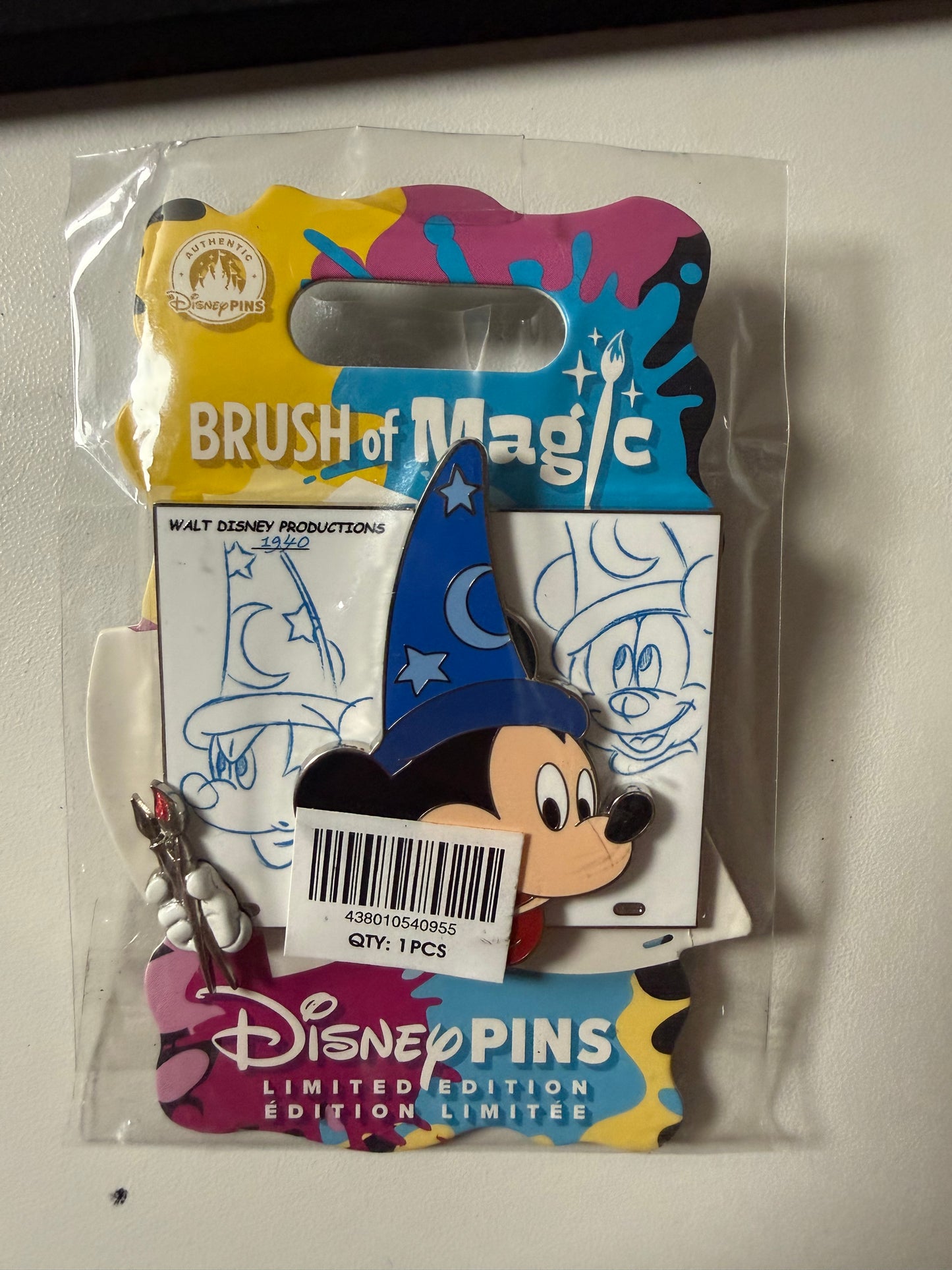 Sorcerer Mickey Brush of Magic LE 2250