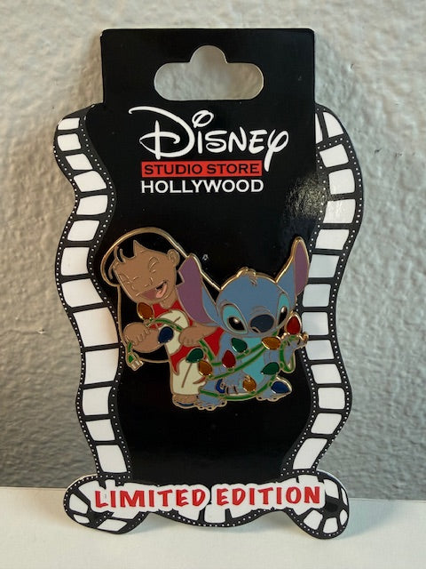 Lilo & Stitch Tangled In Lights DSSH LE 300 Disney Pin