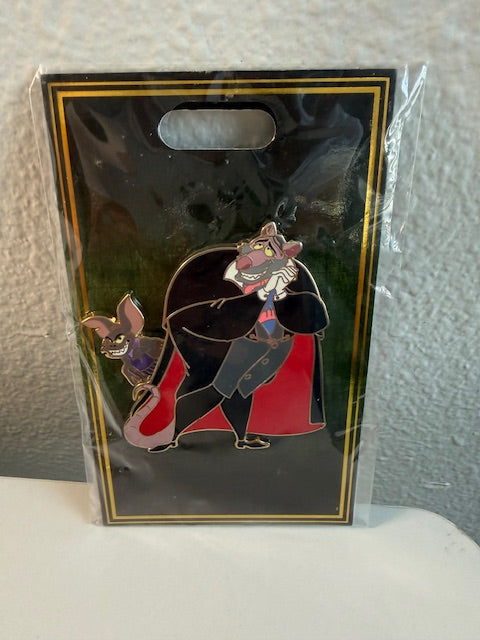 Ratigan WDI LE 300 Sidekick Disney Pin