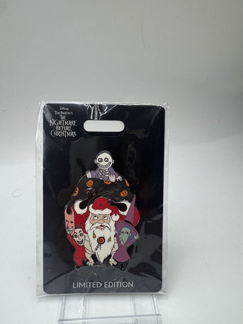 Santa Lock Shock Barrel WDI LE 300 Disney Pin