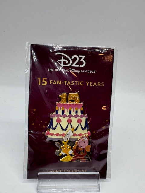 Beauty and the beast Cake D23 DEC LE 400 Disney Pin