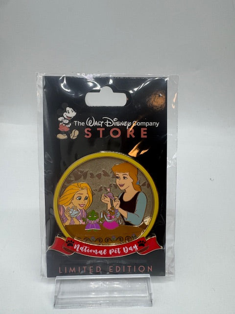 Rapunzel Cinderella National Pet Day Day DEC LE 250 Disney Pins