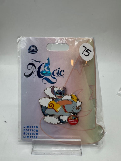 Dumbo Stitch Magic Hap-pins LE Disney Pin