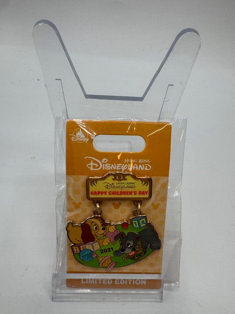 Lady and the Tramp Children Day LE 600 HK Disney Pin