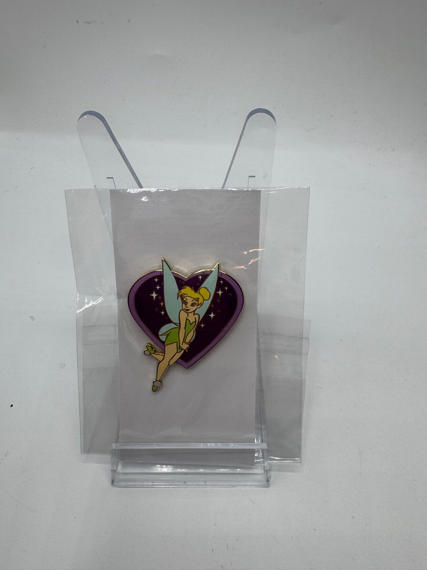 Tinker Bell Auctions Purple Heart LE 500 Disney Pin