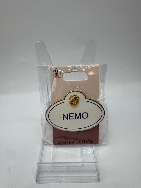 Nemo DEC Name Tag LE Disney Pin