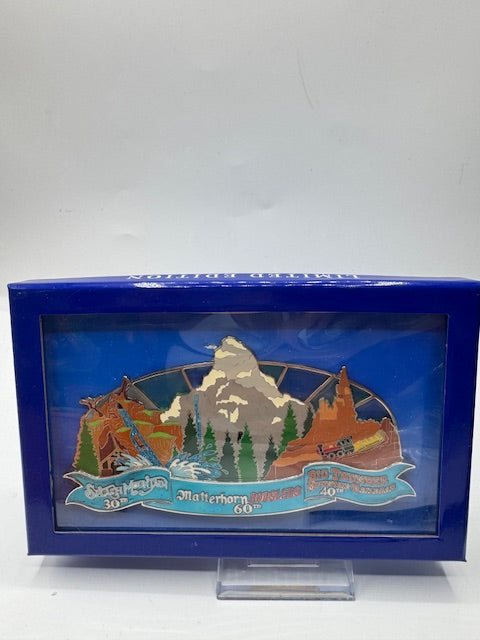 Splash Mountain Matterhorn Thunder WDI LE 250 Disney Pin