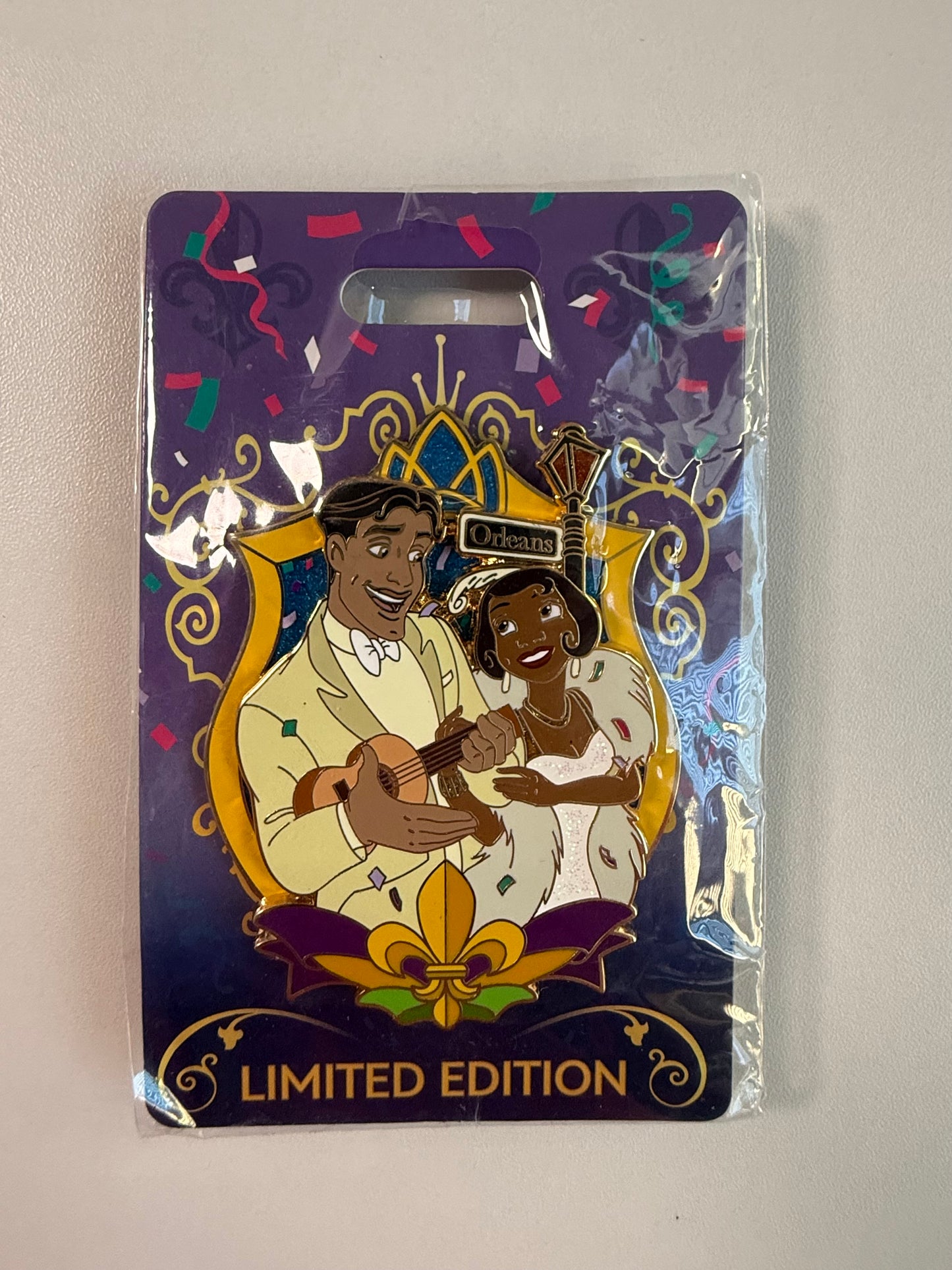 Princess Frog WDI LE 250 Disney Pin Mardi Gras