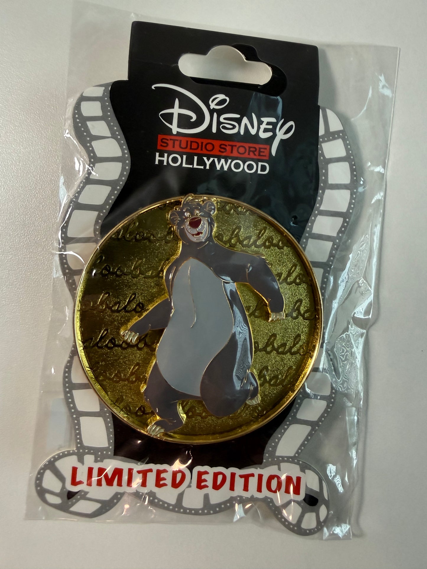 Baloo Cursive Cutie DSSH LE 400 Disney Pin