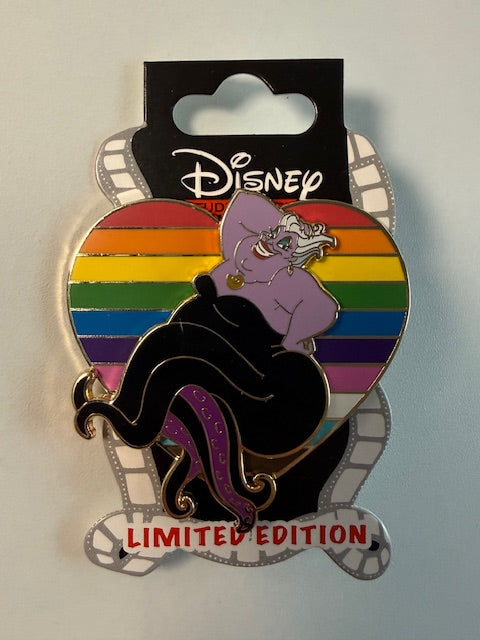 Ursula Pride Heart DSSH LE 400 Disney Pin