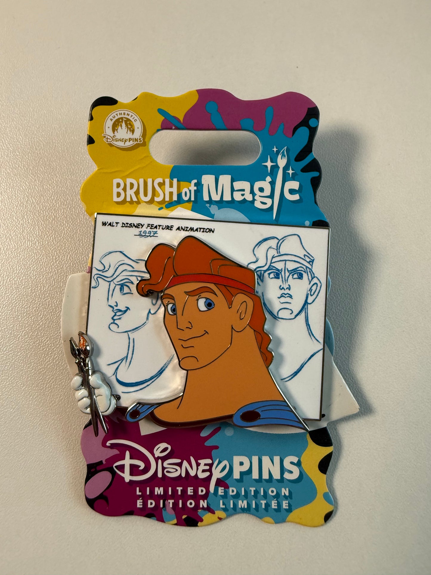 Brush Magic Hercules LE 3750 Disney Pin