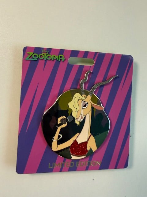 Gazelle WDI Zootopia 10th LE 300 Disney Pin