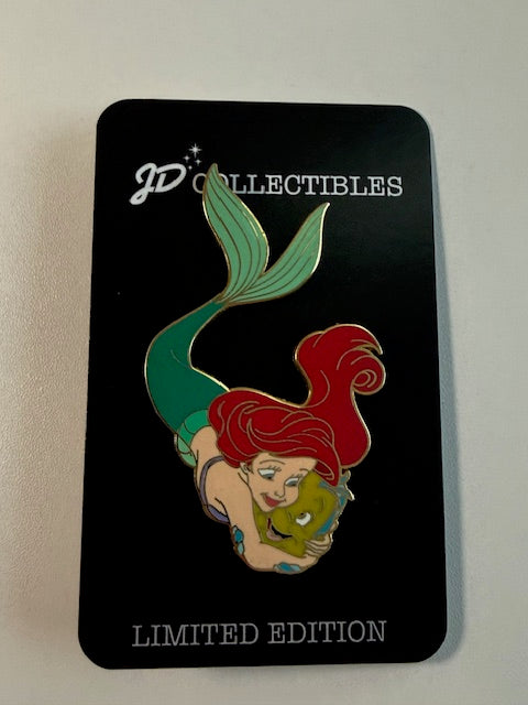 Ariel Flounder DSSH LE 300 Disney Pin