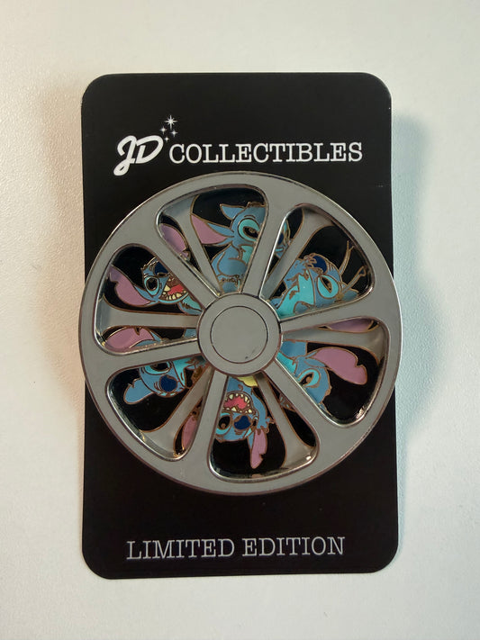 Stitch DSSH Spinner Movie Reel LE 300 Disney Pin FLAWED