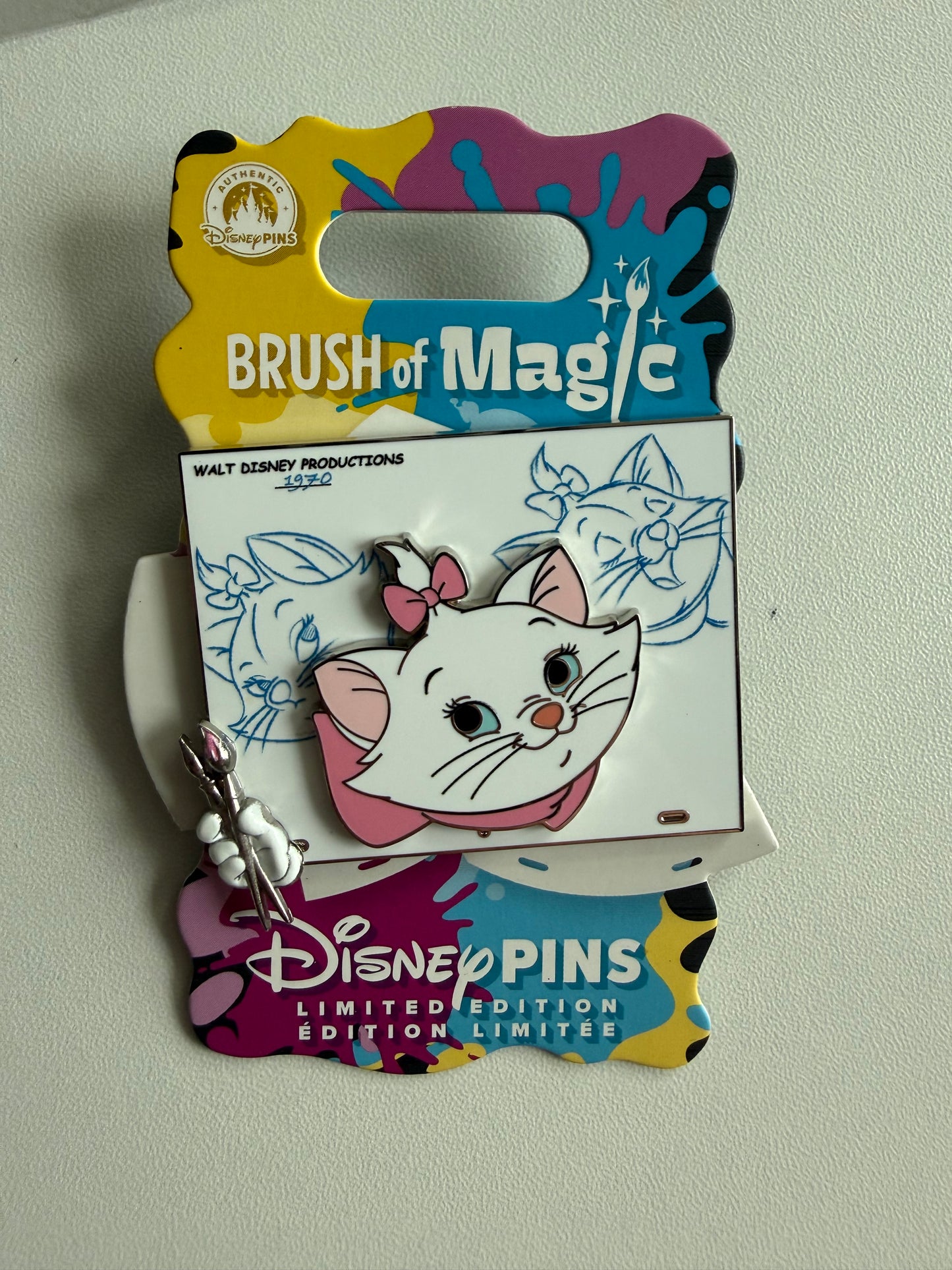 Brush Marie LE 3750 Disney Pin