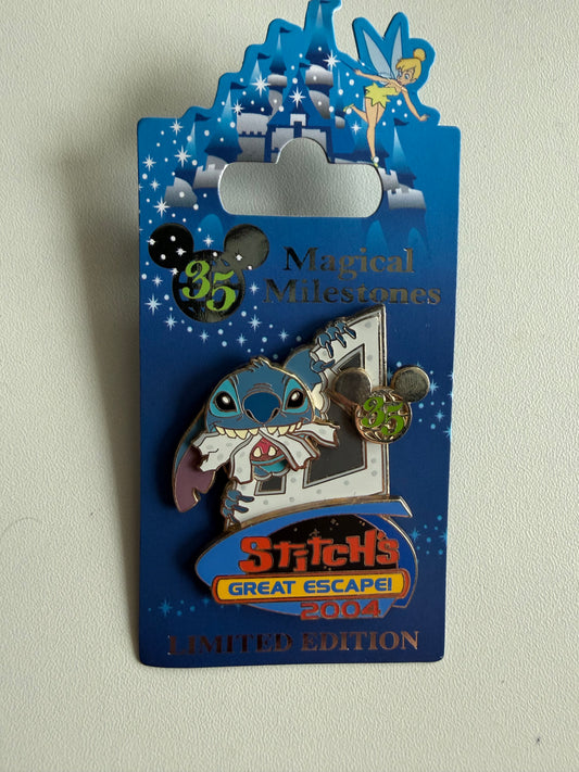 Stitch Great Adventure LE 2500 WDW Disney Pin